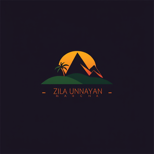 Professional logo design. Zila Unnayan Mancha