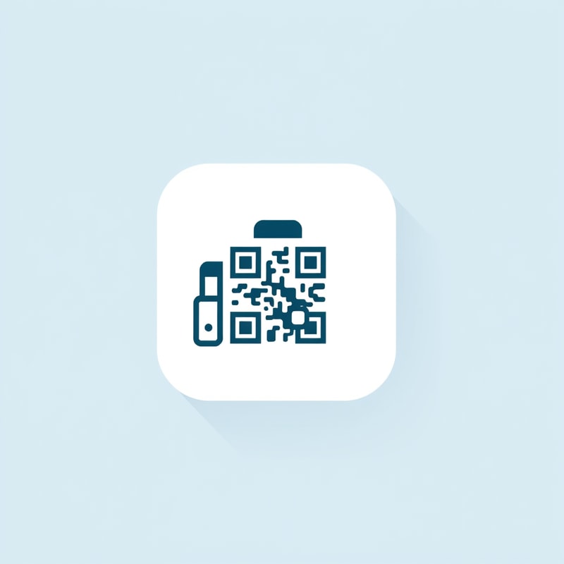 Professional logo design. an app icon for ios for an inventory app which scaned value assets from asset accounting with a small qr code