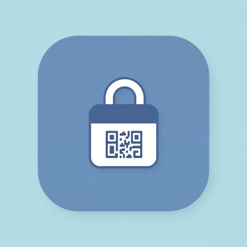 Professional logo design. an app icon for ios for an inventory app which scaned value assets from asset accounting with a small qr code