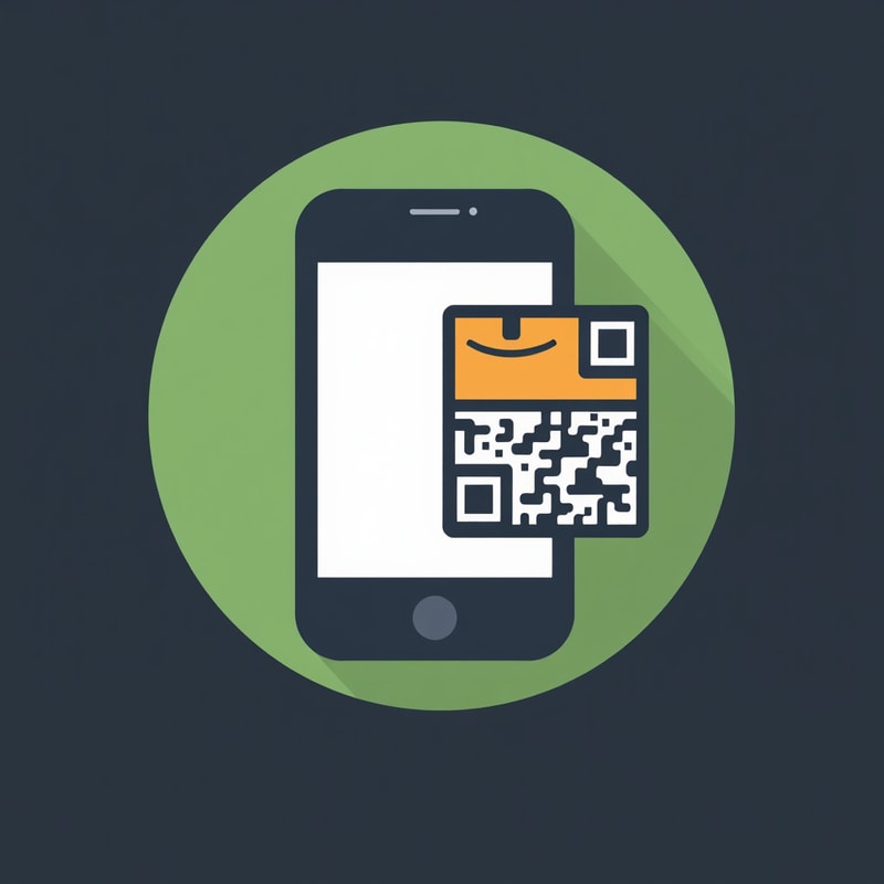 app icon for a inventory app with qr code
