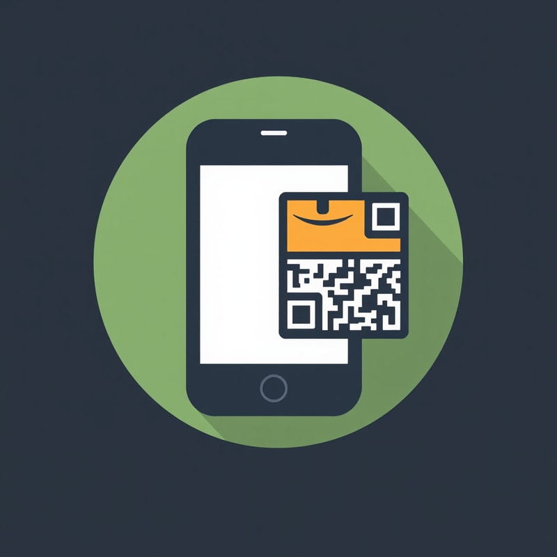 app icon for a inventory app with qr code