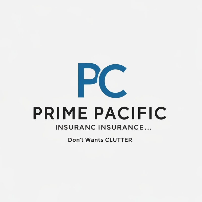 logo name: PRIME PACIFIC INSURANCE Wants SLEEK.......My initials are PC. I was thinking of Prime pacifiC to make the P and C stand out. Don't Wants CLUTTER About Us INSURANCE SERVICES
