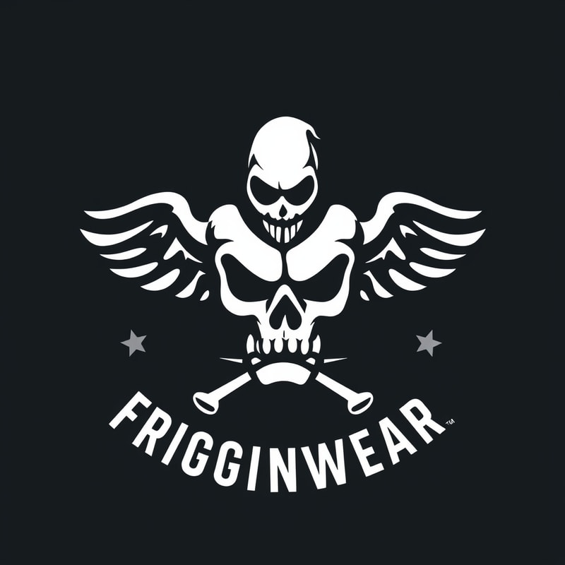 Professional logo design. Frigginwear.com