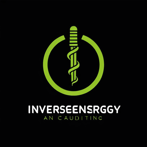 Professional logo design. Create a logo for InversEnergy, an energy auditing company that uses building data to calculate energy savings. Minimal, simple design. <lora:sdxlbase20:1>