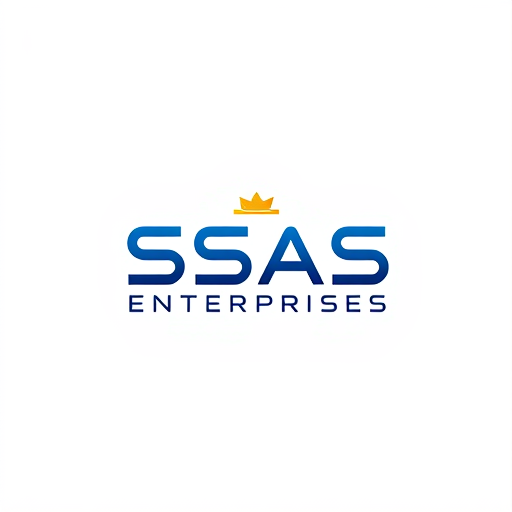 Professional logo design. "SSAS ENTERPRISES" ICONIC LOGO