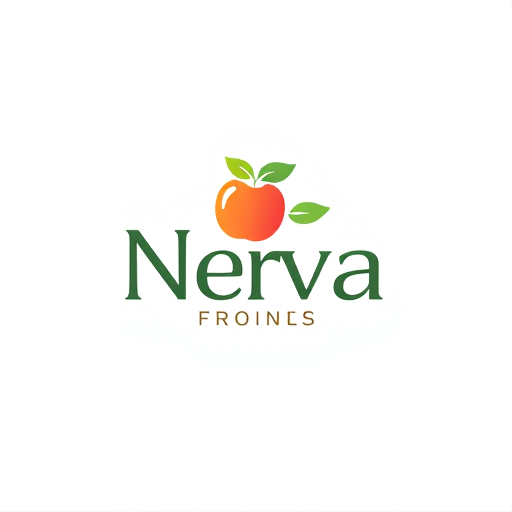 Professional logo design. Design a logo for the name fresh Nerva which export fruits it should be elegant and minimal