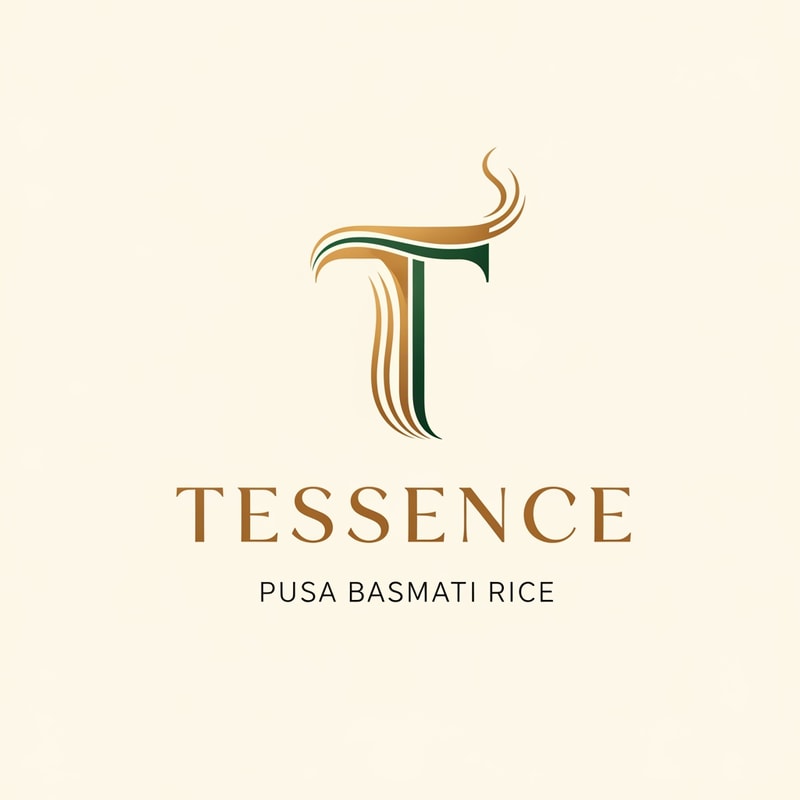 so i want a logo for my pusa basmati rice brand which is named as "Tessence" that means taste + essence so i want a logo on letter T only which should be minimal premium and could go well globally