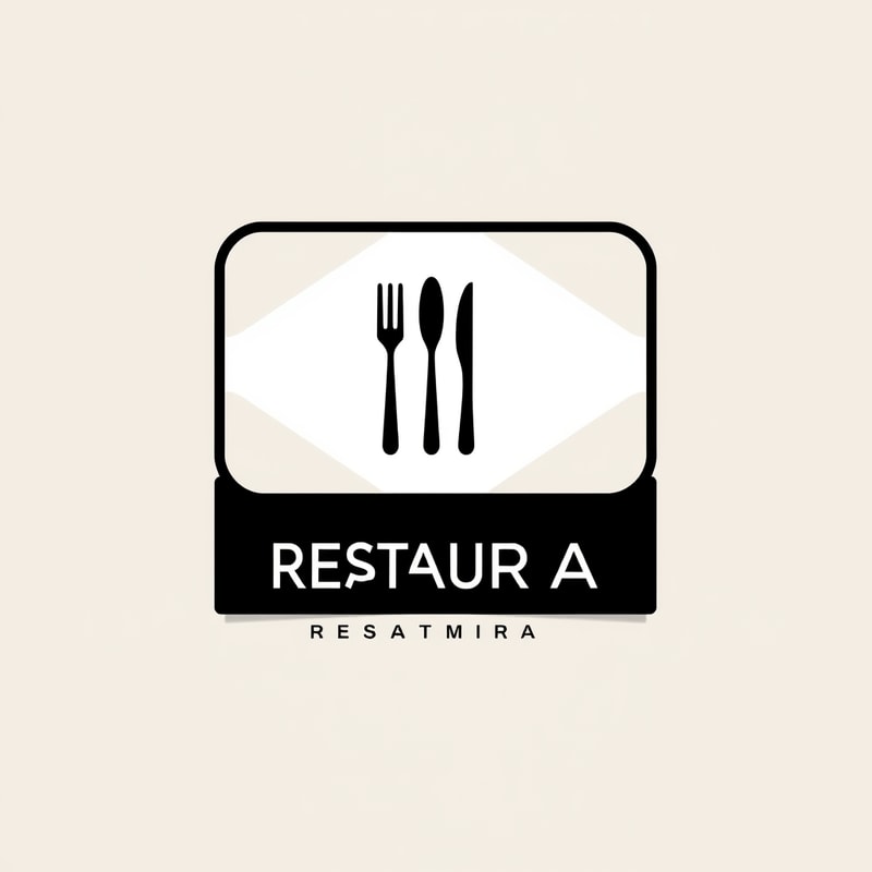 Professional logo design. I'm in need of a logo for my modern restaurant. The design should be minimalist and monochrome, with the restaurant's name incorporated into the design. I'm looking for a clean and simple aesthetic that conveys a contemporary feel. Key Requirements: - Expertise in minimalist design - Strong understanding of monochrome color schemes - Ability to creatively integrate text into design