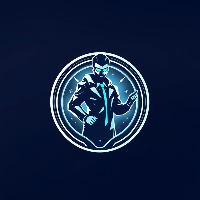 Professional logo design. futuristic freelancer logo