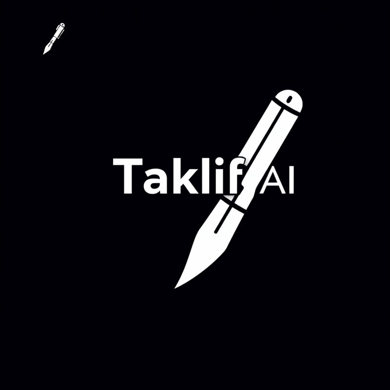 Professional logo design. I want to generate logo for my startup called "Taklif.AI", taklif is an arabic word means assignment .. key words: assignment, pen, ai