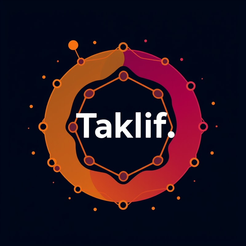 Professional logo design. Design a modern, tech-inspired logo for a startup called 'Taklif.AI.' The word 'Taklif' is Arabic for 'assignment.' our slogan is Empowering Instructors to Craft Unique and Original Programming, Data Science, and Math Assignments with LLMs 