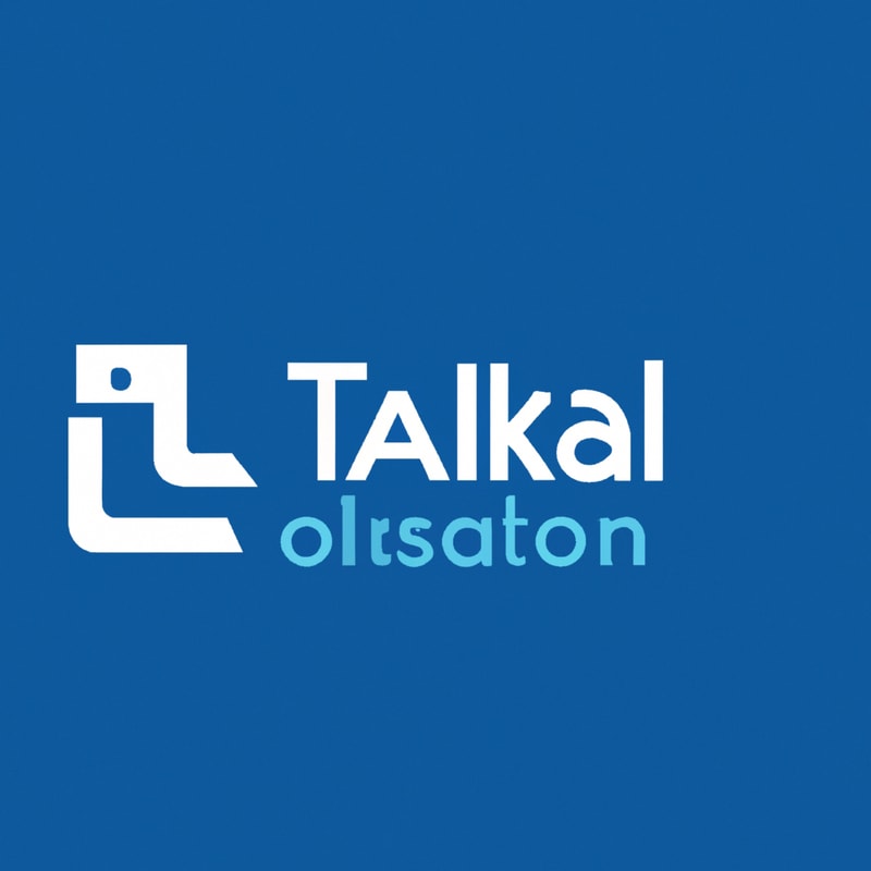 Professional logo design. Design a modern, tech-inspired logo for a startup called 'Taklif.AI.' The word 'Taklif' is Arabic for 'assignment.' Use clean lines, minimalist shapes, and a professional color scheme that reflects innovation, education, and technology.
