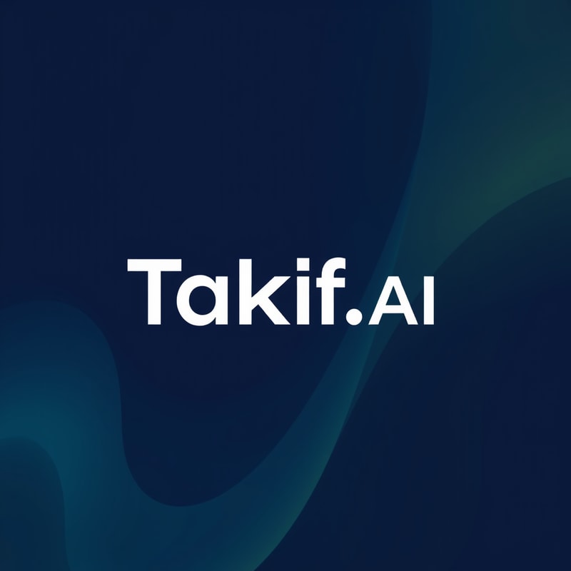 Professional logo design. Design a modern, tech-inspired logo for a startup called 'Taklif.AI.' The word 'Taklif' is Arabic for 'assignment.' try to make negative space with the name