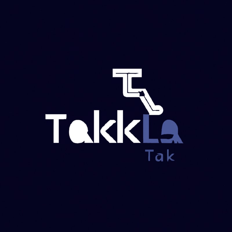 Professional logo design. Design a modern, tech-inspired logo for a startup called 'Taklif.AI.' The word 'Taklif' is Arabic for 'assignment.' our slogan is Empowering Instructors to Craft Unique and Original Programming, Data Science, and Math Assignments with LLMs 