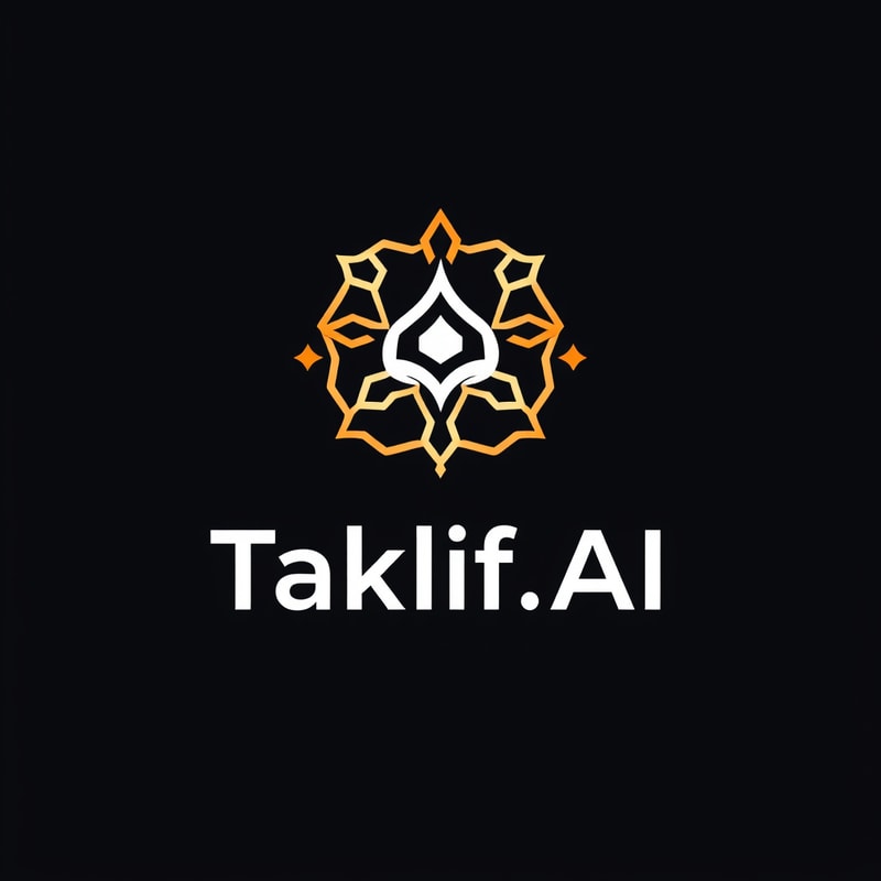 Professional logo design. I want to generate logo for my startup called Taklif.AI, taklif is an arabic word means assignment
