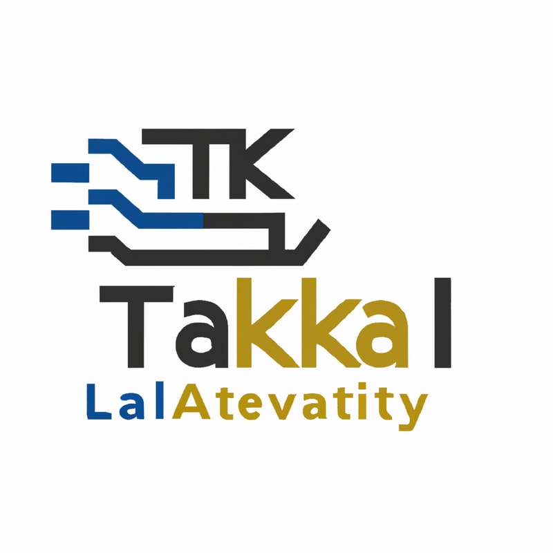 Professional logo design. Design a modern, tech-inspired logo for a startup called 'Taklif.AI.' The word 'Taklif' is Arabic for 'assignment.' our slogan is Empowering Instructors to Craft Unique and Original Programming, Data Science, and Math Assignments with LLMs 