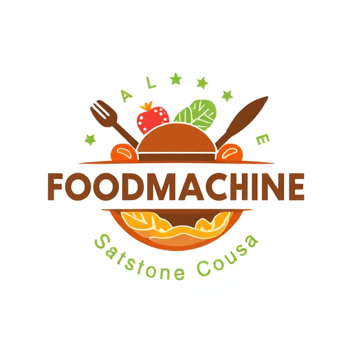 Professional logo design. FOODMACHINE LOGO