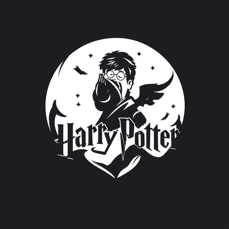 Professional logo design. crea una biografía del creador de harry poter