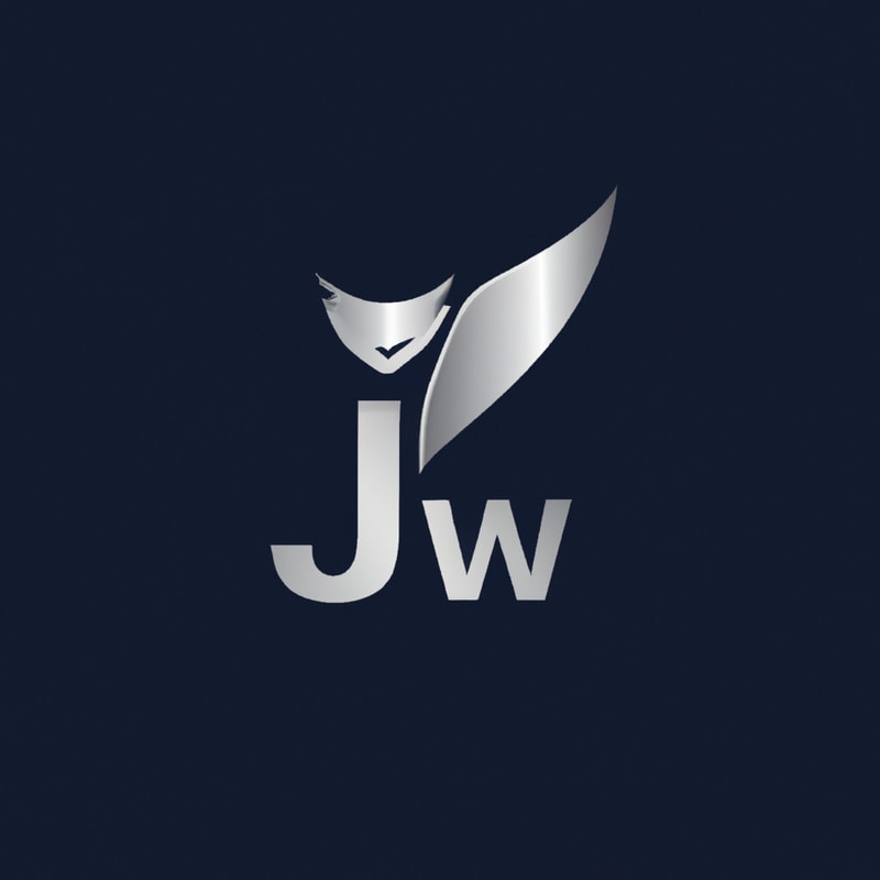 Professional logo design. "J" letter with the shape of an owl's wing
