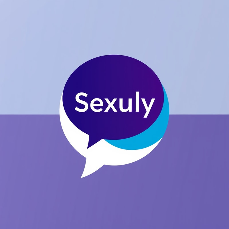Professional logo design. A logo for a company that wants to create an online space for open free and authentic discussions about sexuality from a Christian perspective. Base the logo around a speech bubble. and use blues and deep purples in the colors.