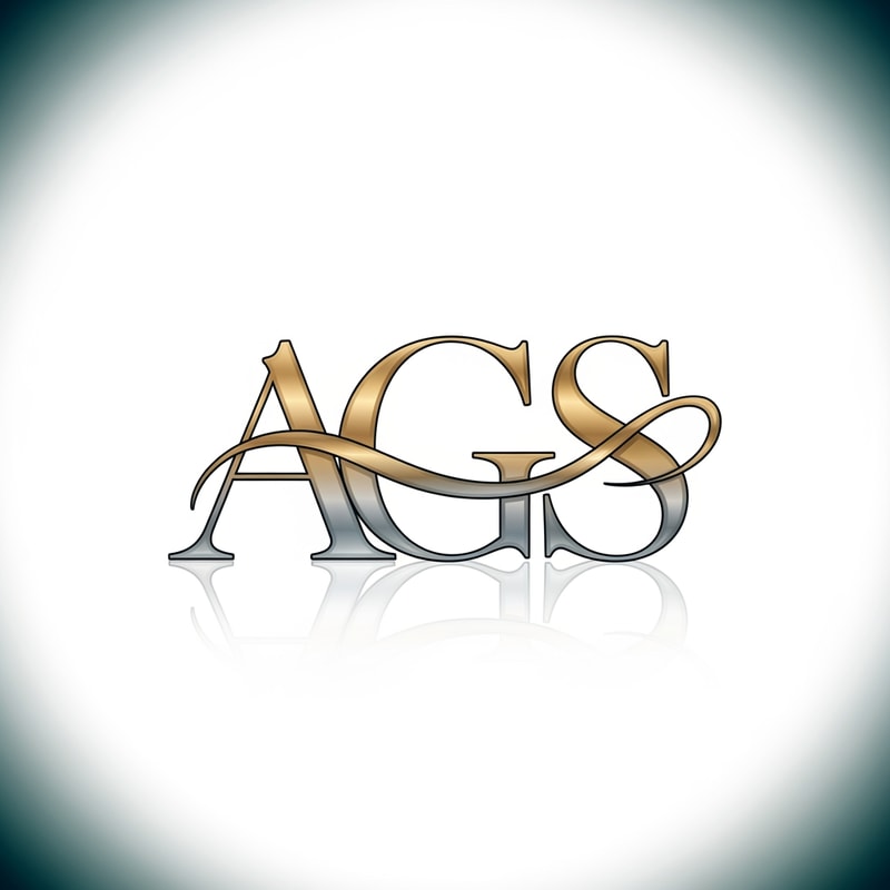create a logo in AGS text font for jewelry shop that fonts looks like stylish & elegant and the output in vector format . Make a natural connection in AGS only