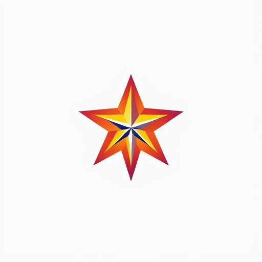 Professional logo design. Star plix