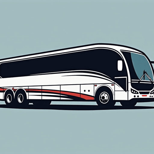 Professional logo design. modern design with icon for company Tulsa Charter Bus Company. sleek like uber