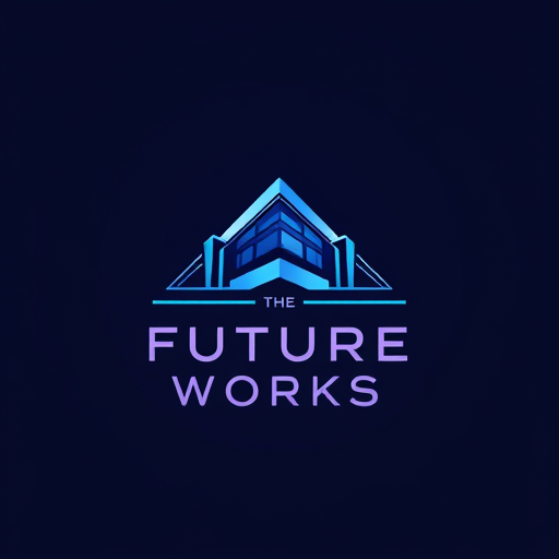 Professional logo design. i want a logo design which the text says " WHERE THE FUTURE WORKS" and it should represent some futuristic vibe as well as it has to be an real estate agency also plus the bg and the color should follow up the future kind.