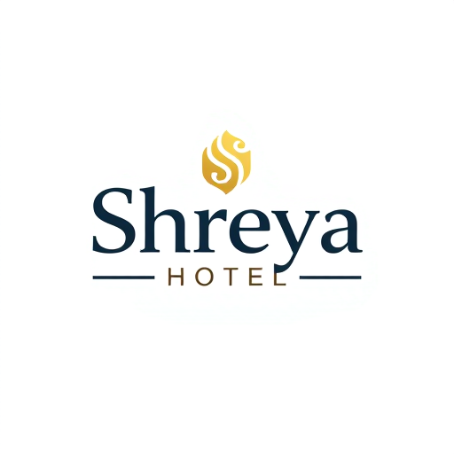 Professional logo design. create a logo for me with name of "Shreya Hotel" with "s" symbol highlighted