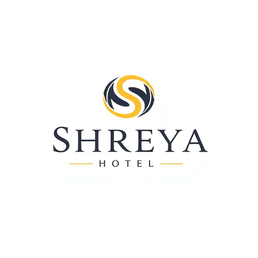 Professional logo design. create a logo for me with name of "Shreya Hotel" with "s" symbol highlighted