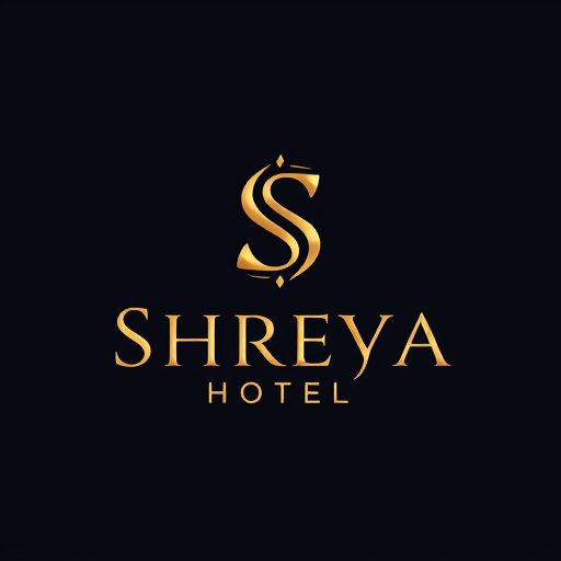 Professional logo design. create a logo for me with name of "Shreya Hotel" with "s" symbol highlighted
