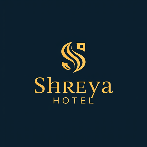 Professional logo design. create a logo for me with name of "Shreya Hotel" with "s" symbol highlighted with design