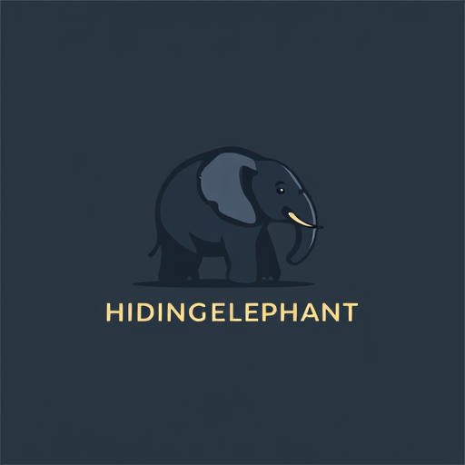 Professional logo design. design a logo for hiding elephant