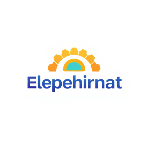 Professional logo design. colorful logo for hiding elepehnat. wordmark