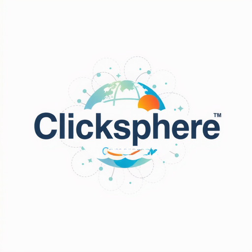 my website, cameraman rental create a logo to add all colours and name is clicksphere attractive and some camera also in the logo more attractive