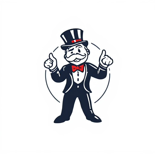 Professional logo design. monopoly guy