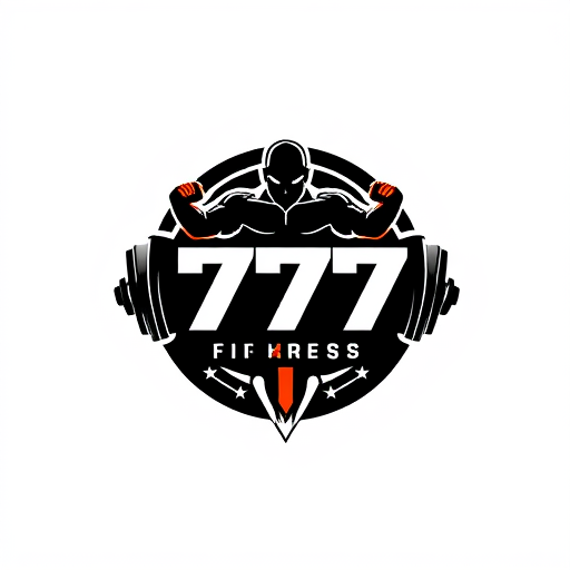 Professional logo design. creat a logo for gym 777 fitness in typography