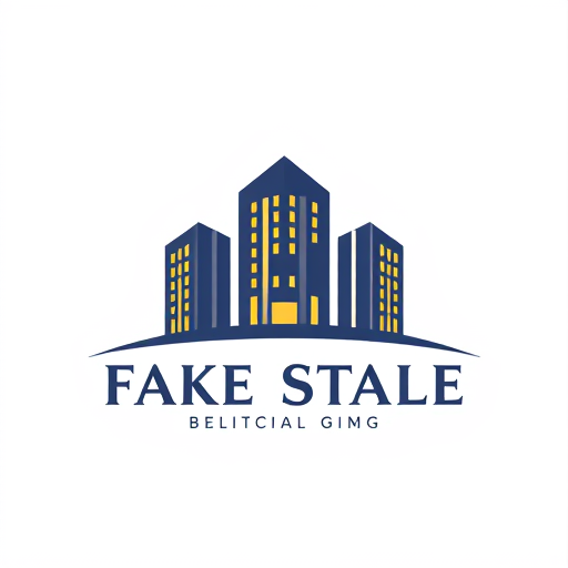 Professional logo design. fake estate builiding for sale