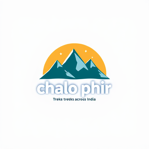 Professional logo design. create me a logo of a website that searches for treks across india called 'chalo phir'