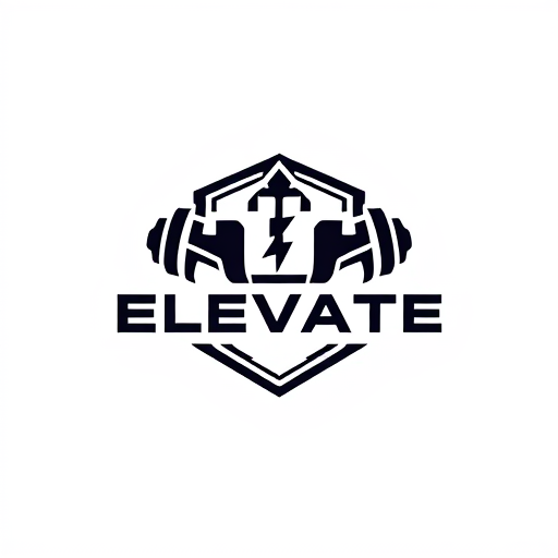 Professional logo design. a gym named Elevate