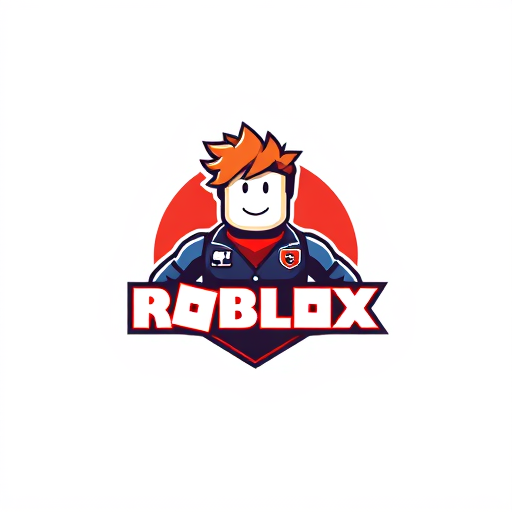 Professional logo design. Roblox player