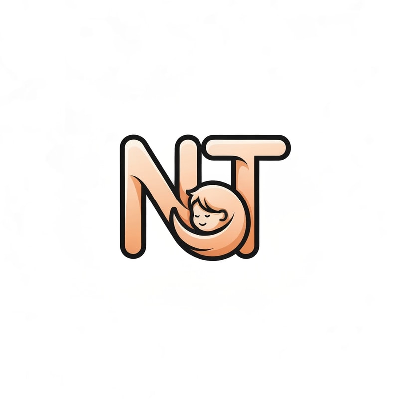 A creative logo design combining the letters “N” and “T” in a harmonious way, where the shapes of the letters subtly form or include the figures of a mother and child — symbolizing love, care, and protection.
The logo should have a mascot-like style, friendly and emotional, with soft curves and warm feeling.
The design should be modern, minimalist, and elegant, suitable for branding.
Use smooth vector lines, balanced composition, and clear readability of the letters “N” and “T”.
Background should be plain or white, ready for professional use as a brand logo.
--v 5 --ar 1:1 --style logo --no text other than “N” and “T”.