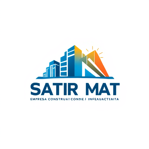 Professional logo design. SATRK MAT EMPRESA CONSTRUCCTORA
