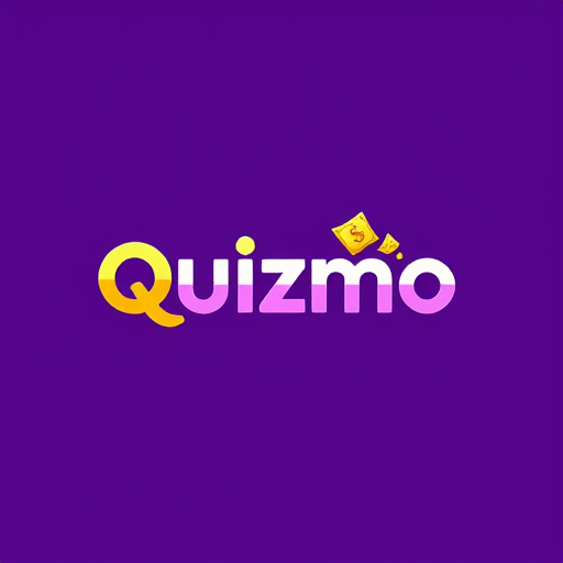 Professional logo design. Design a modern and vibrant logo for a trivia game called ‘Quizmo.’ The logo prominently features the word ‘Quizmo’ in a bold and clean Clash Grotesk typeface. The color palette includes a purple gradient as the base, complemented by gold and yellow accents to symbolize rewards and prizes. Integrate a creative combination of a question mark with elements like a dollar sign or a stack of cash. The design should convey excitement, competition, and success, with a minimalist and professional aesthetic that highlights the reward-driven nature of the game and low-poly art.