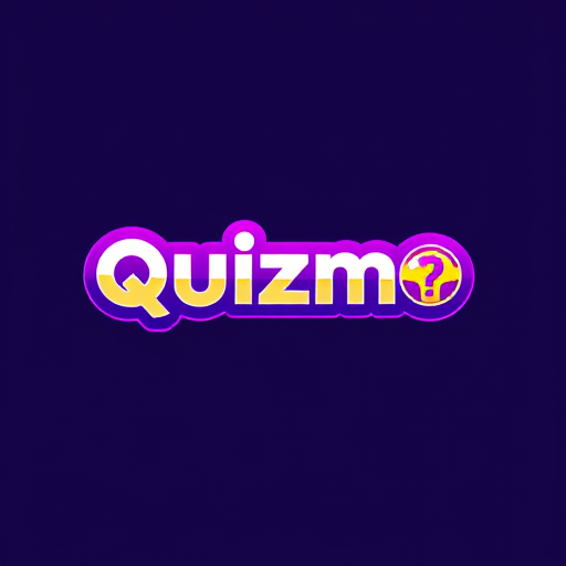 Professional logo design. Create a striking and dynamic logo for a trivia game called ‘Quizmo’ that highlights the themes of competition, excitement, and rewards. The word ‘Quizmo’ should be prominently displayed in a bold and modern Clash Grotesk typeface. Use a vibrant purple gradient as the primary color, accented with rich gold and luminous yellow tones to emphasize the prize-driven aspect of the game. Integrate a powerful symbol that combines a question mark with a dollar sign or a cash stack, seamlessly blending the concepts of knowledge and monetary rewards. The logo should exude energy, convey a sense of challenge and fun, and stand out with a clean yet impactful aesthetic.
