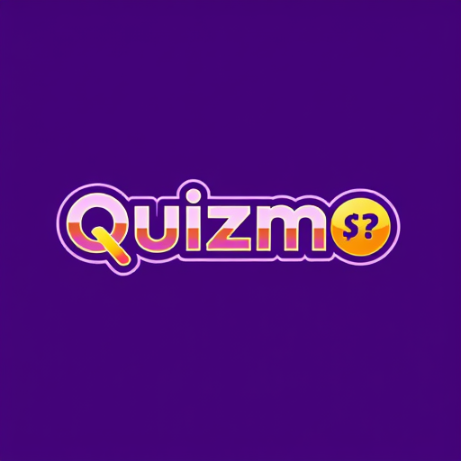 Professional logo design. Create a striking and dynamic logo for a trivia game called ‘Quizmo’ that highlights the themes of competition, excitement, and rewards. The word ‘Quizmo’ should be prominently displayed in a bold and modern Clash Grotesk typeface. Use a vibrant purple gradient as the primary color, accented with rich gold and luminous yellow tones to emphasize the prize-driven aspect of the game. Integrate a powerful symbol that combines a question mark with a dollar sign or a cash stack, seamlessly blending the concepts of knowledge and monetary rewards. The logo should exude energy, convey a sense of challenge and fun, and stand out with a clean yet impactful aesthetic.