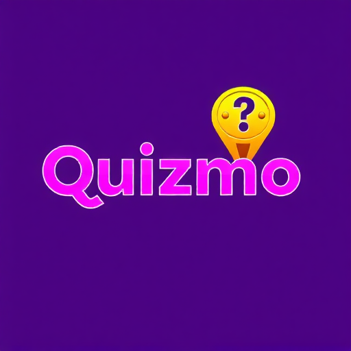 Create a striking and dynamic logo for a trivia game called ‘Quizmo’ that highlights the themes of competition, excitement, and rewards. The word ‘Quizmo’ should be prominently displayed in a bold and modern Clash Grotesk typeface. Use a vibrant purple gradient as the primary color, accented with rich gold and luminous yellow tones to emphasize the prize-driven aspect of the game. Integrate a powerful symbol that combines a question mark with a dollar sign or a cash stack, seamlessly blending the concepts of knowledge and monetary rewards. The logo should exude energy, convey a sense of challenge and fun, and stand out with a clean yet impactful aesthetic.
