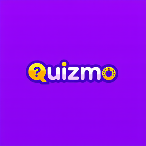 Professional logo design. Design a modern and vibrant logo for a trivia game called ‘Quizmo.’ The logo prominently features the word ‘Quizmo’ in a bold and clean Clash Grotesk typeface. The color palette includes a purple gradient as the base, complemented by gold and yellow accents to symbolize rewards and prizes. Integrate a creative combination of a question mark with elements like a dollar sign or a stack of cash. The design should convey excitement, competition, and success, with a minimalist and professional aesthetic that highlights the reward-driven nature of the game and low-poly art.