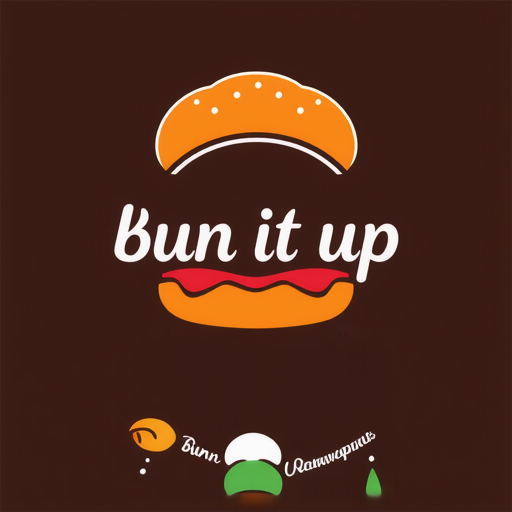 So iam going to be selling different kinds of fillings inside a pav bun Like the pictures I've sent you The concept is street food but with a modern elegant touch The color themes should be vibrant plus classy And the vibe am looking for is fun, energetic, vibrant, street food, fusion. am using indian pav but it will have flavours from around the world inside that indian bun the name is bun it up