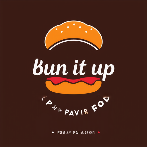 So iam going to be selling different kinds of fillings inside a pav bun Like the pictures I've sent you The concept is street food but with a modern elegant touch The color themes should be vibrant plus classy And the vibe am looking for is fun, energetic, vibrant, street food, fusion. am using indian pav but it will have flavours from around the world inside that indian bun the name is bun it up